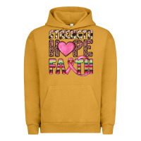 Pigment Peanut Butter strength hope faith Urban Hoodie - JahusDesignShop