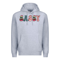 Heather Grey sassy Premium Hoodie - JahusDesignShop