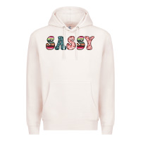 Pale Pink sassy Premium Hoodie - JahusDesignShop