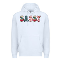 White sassy Premium Hoodie - JahusDesignShop
