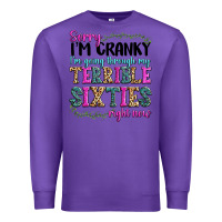 Purple sorry i’m cranky i’m going through my terrible Premium Sweatshirt - texasbilliewilder