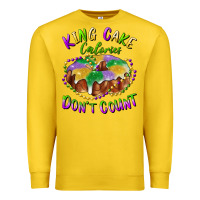 Lemon mardi gras king cake calories don't count Premium Sweatshirt - RanaPortraitStore