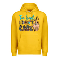 Lemon too bad i don't care Premium Hoodie - JahusDesignShop