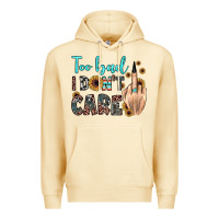 Pina Colada too bad i don't care Premium Hoodie - JahusDesignShop