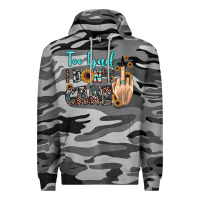 Slate Camo too bad i don't care Premium Hoodie - JahusDesignShop