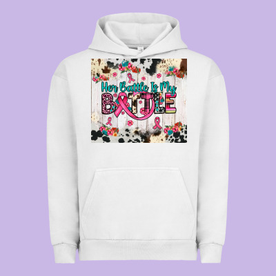 Her Battle Is My Battle Urban Hoodie Designed By Jahusdesignshop