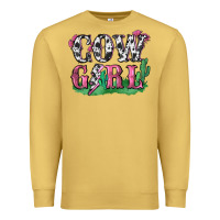 Antique Gold cowgirl lightning bolt Premium Sweatshirt - Zillion Design Studio