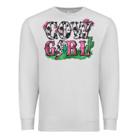 Dove Grey cowgirl lightning bolt Premium Sweatshirt - Zillion Design Studio