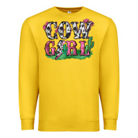 Lemon cowgirl lightning bolt Premium Sweatshirt - Zillion Design Studio