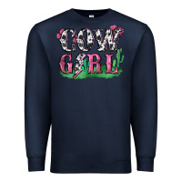 Navy cowgirl lightning bolt Premium Sweatshirt - Zillion Design Studio