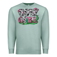 Seafoam cowgirl lightning bolt Premium Sweatshirt - Zillion Design Studio