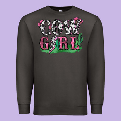 Premium Sweatshirt cowgirl lightning bolt