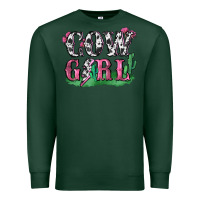 Sports Green cowgirl lightning bolt Premium Sweatshirt - Zillion Design Studio