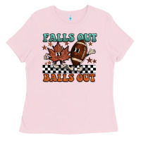 Falls Out Balls Out Ladies Tee | Teevron