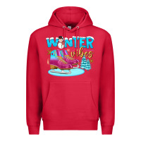 Cardinal winter vibes Premium Hoodie - BundleAndBundleShop
