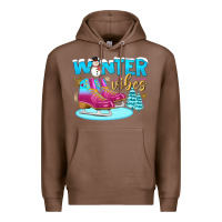 Chestnut winter vibes Premium Hoodie - BundleAndBundleShop
