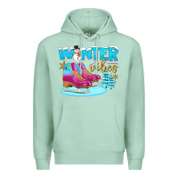 Seafoam winter vibes Premium Hoodie - BundleAndBundleShop
