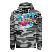 Slate Camo winter vibes Premium Hoodie - BundleAndBundleShop
