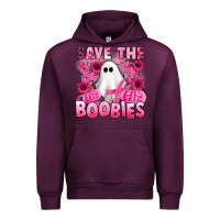 Mauve Wine save the boobies Urban Hoodie - Artiststas