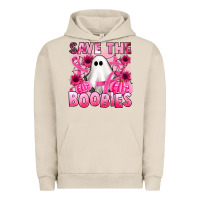Pigment French Oak save the boobies Urban Hoodie - Artiststas