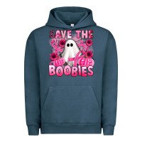 Pigment Midnight Navy save the boobies Urban Hoodie - Artiststas