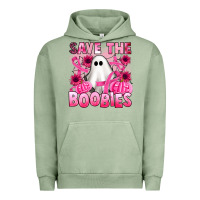 Pigment Oil Green save the boobies Urban Hoodie - Artiststas