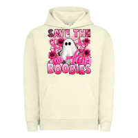 Pigment Pistachio save the boobies Urban Hoodie - Artiststas