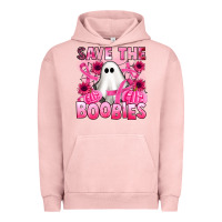 Pigment Salmon save the boobies Urban Hoodie - Artiststas