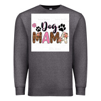 Charcoal Heather dog mama  texas billie wilder filigran. Premium Sweatshirt - texasbilliewilder
