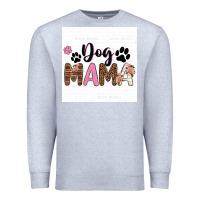 Heather Grey dog mama  texas billie wilder filigran. Premium Sweatshirt - texasbilliewilder