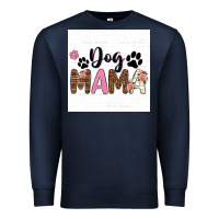 Navy dog mama  texas billie wilder filigran. Premium Sweatshirt - texasbilliewilder