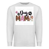 Oatmeal Heather dog mama  texas billie wilder filigran. Premium Sweatshirt - texasbilliewilder