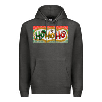 Charcoal Heather ho ho ho Premium Hoodie - BundleAndBundleShop