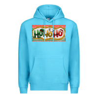 Ocean Blue ho ho ho Premium Hoodie - BundleAndBundleShop