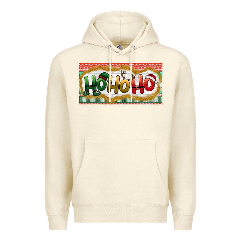 Ho Ho Ho Premium Hoodie by BundleAndBundleShop | Teevron