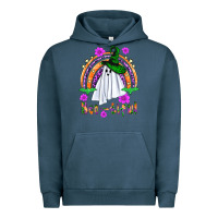 Pigment Midnight Navy boo tiful ghost Urban Hoodie - BundleAndBundleShop