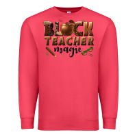 Cardinal black teacher magic melanin male teacher Premium Sweatshirt - texasbilliewilder