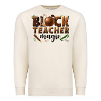 Sandshell black teacher magic melanin male teacher Premium Sweatshirt - texasbilliewilder