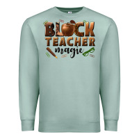Seafoam black teacher magic melanin male teacher Premium Sweatshirt - texasbilliewilder
