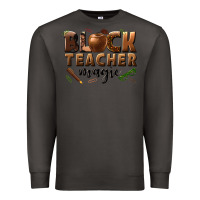 Smoke black teacher magic melanin male teacher Premium Sweatshirt - texasbilliewilder