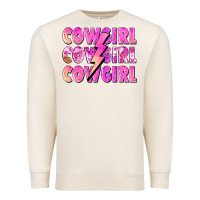 Sandshell cowgirl cowgirl lightning bolt Premium Sweatshirt - Zillion Design Studio