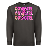 Smoke cowgirl cowgirl lightning bolt Premium Sweatshirt - Zillion Design Studio