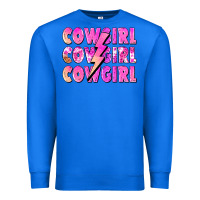 True Royal cowgirl cowgirl lightning bolt Premium Sweatshirt - Zillion Design Studio