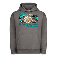 Pigment Tornado with god all things are possible daisy Urban Hoodie - AdoDesignShop