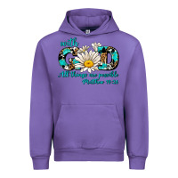 Tulip with god all things are possible daisy Urban Hoodie - AdoDesignShop