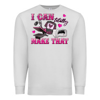 Dove Grey i can totally make that Premium Sweatshirt - texasbilliewilder
