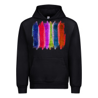 Black Colored Jute Brush Strokes Urban Hoodie - Bettercallsaul
