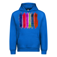 Cobalt Colored Jute Brush Strokes Urban Hoodie - Bettercallsaul