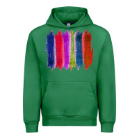 Emerald Colored Jute Brush Strokes Urban Hoodie - Bettercallsaul