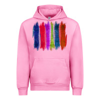 Colored Jute Brush Strokes Urban Hoodie | Teevron